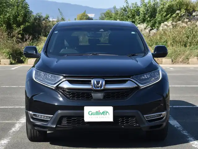 ホンダ ＣＲ－Ｖ ハイブリッド e:HEV EX ブラックED 福岡県 2021(令3)年 6.3万km クリスタルブラックパール 純正Gathersインターナビ【VRU-215CVi】/フルセグTV・BT・CD・DVD・FM・AM・Apple Carplay/電動パノラミックサンルーフ/バックカメラ/ビルトインETC2.0/ナビ連動ドライブレコーダー【DRH-204VD】/アドバンスドルームミラー/パワーバックドア/レザーシート/パワーシート（D席メモリ機能）/革巻きステアリング/ステアリングヒーター/パドルシフト/ホンダセンシング/レーダークルーズコントロール/ブラインドスポットモニター/純正18インチアルミホイール/イルミネーション付スカッフプレート/ブレーキホールド/保証書・取説