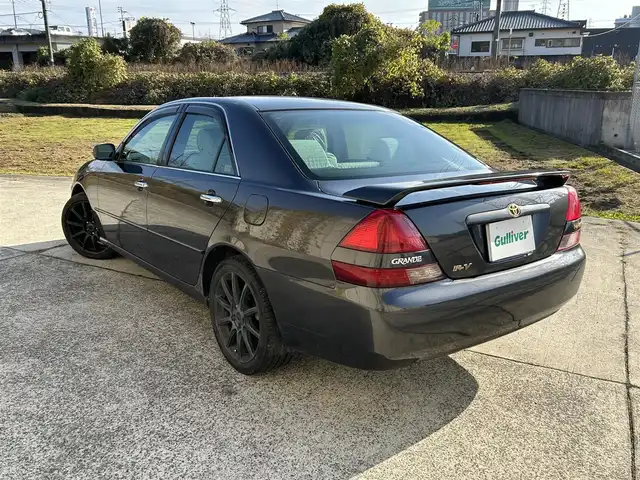 トヨタ マークⅡ グランデ iR－V 長崎県 2001(平13)年 15.4万km ダークグレーマイカM 純正CD/ETC/D席パワーシート/オートライト/電動格納ミラー/木目調パネル/ドアバイザー