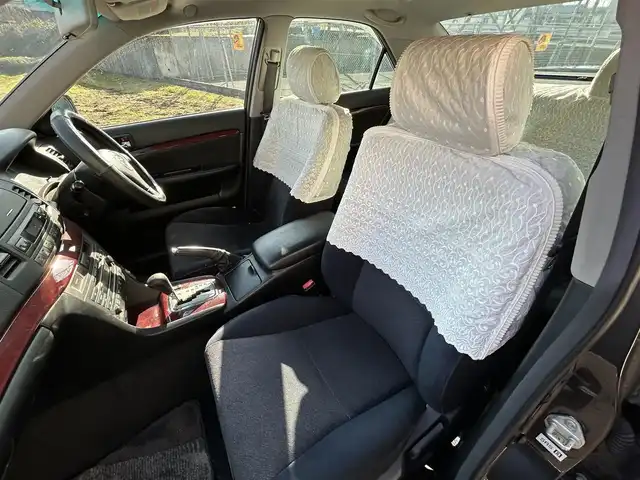 トヨタ マークⅡ グランデ iR－V 長崎県 2001(平13)年 15.4万km ダークグレーマイカM 純正CD/ETC/D席パワーシート/オートライト/電動格納ミラー/木目調パネル/ドアバイザー