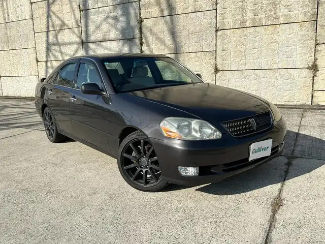 トヨタ マークⅡ グランデ iR－V 長崎県 2001(平13)年 15.4万km ダークグレーマイカM 純正CD/ETC/D席パワーシート/オートライト/電動格納ミラー/木目調パネル/ドアバイザー