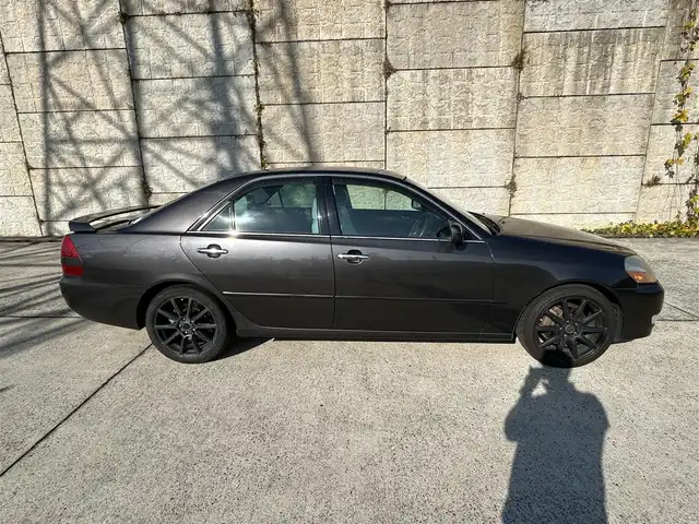 トヨタ マークⅡ グランデ iR－V 長崎県 2001(平13)年 15.4万km ダークグレーマイカM 純正CD/ETC/D席パワーシート/オートライト/電動格納ミラー/木目調パネル/ドアバイザー