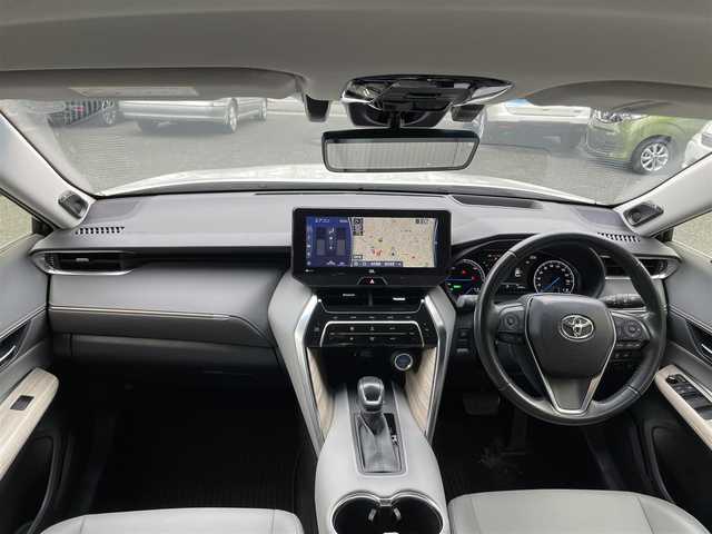 トヨタ ハリアー ハイブリッド Z 福島県 2020(令2)年 2.5万km ホワイトパールクリスタルシャイン ・ワンオーナー/・Toyota　safety　sense/・プリクラッシュセーフティ/・レーンアシスト/・レーダークルーズコントロール/・クリアランスソナー/・デジタルインナーミラー/・ナノイー X/・スマートキー/・スペアキー/・ヘッドアップディスプレイ/・JBLプレミアムサウンドシステム/・バックカメラ/・純正ビルトインETC2.0/・ハーフレザーシート/・ドアバイザー/・ドアミラーウインカー/・ハンズフリーパワーバックドア/・純正１９インチAW