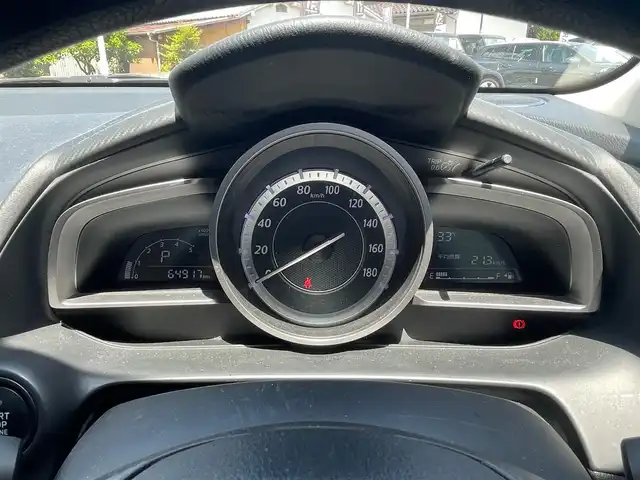 マツダ デミオ XD 静岡県 2015(平27)年 6.5万km ディープクリスタルブルーマイカ スマートキー/保証書/取扱説明書/アイドリングストップ/純正ナビ/BT/USB/社外15インチアルミ/前後ドライブレコーダー/ステアリングスイッチ/純正アルミサマータイヤ積み込み