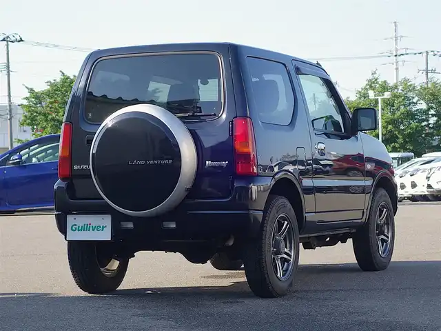スズキ ジムニー ランドベンチャー 山形県 2016(平28)年 7.6万km ブルーイッシュブラックパール3 パートタイム4WD/メモリナビ/　　【CD DVD BT ワンセグ USB】/ハーフレザーシート/シートヒーター/純正16インチアルミホイール/IC付ターボ/純正フロアマット/ドアバイザ―/電動格納ウィンカーミラー/フォグランプ/リモコンキー