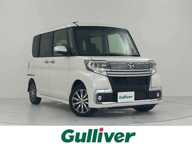 ダイハツ タント カスタムX トップED LTD SAⅢ 大阪府 2018(平30)年 3.5万km パールホワイトⅢ 純正7インチメモリナビ　　/　　・CD/DVD/BT/フルセグ/USBポート/ドライブレコーダー/アラウンドビューモニター/ステアリングリモコン/ベンチシート/シートヒーター/両側パワースライドドア/コーナーセンサー/純正14インチアルミホイール/プッシュスタート/スマートアシスト/　　・衝突回避支援ブレーキ　　　　/　　・車線維持支援/　　・先行車発進お知らせ/　　・オートハイビーム/スマートキー/LEDヘッドライト/フォグランプ
