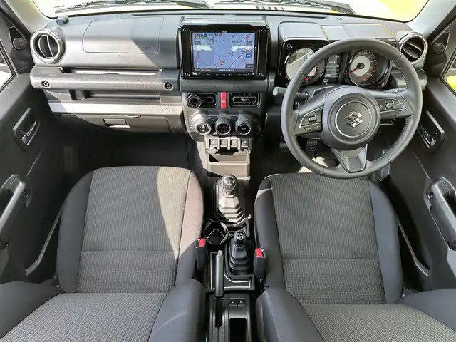 スズキ ジムニー シエラ JC 滋賀県 2023(令5)年 1.2万km キネティックイエロー/ブラック 禁煙車/純正ナビ/Bluetooth/SD/USB/フルセグテレビ/バックカメラ/シートヒーター /クルーズコントロール/ビルトインETC/セーフティサポート/・デュアルセンサーブレーキサポート/・車線逸脱警報機能/・ふらつき警報機能/・先行車発進お知らせ機能/・標識認識機能/・ハイビームアシスト/LEDヘッドライト/ドライブレコーダー
