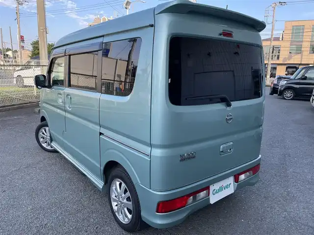 日産 ＮＶ１００クリッパー リオ G 道南・函館 2019(平31)年 3.8万km ガーデニングアクアM ワンオーナー/4WD/エマージェンシーブレーキ/純正メモリーナビ/　○フルセグTV/　○CD/AM/FM/BT/USB/バックカメラ/両側パワースライドドア/運転席シートヒーター/エンジンスターター(カーメイト製)/社外オートクルーズ付スロコン(Pivot 3-drive　α)/社外電圧チェッカー/社外アルミ製アクセルブレーキペダル/横滑り防止装置/HIDライト/フォグランプ/ステアリングスイッチ/スマートキー　2本/メカニカルキー　別途1本あり/純正フロアマット/純正ドアバイザー/ETC/保証書/取扱説明書