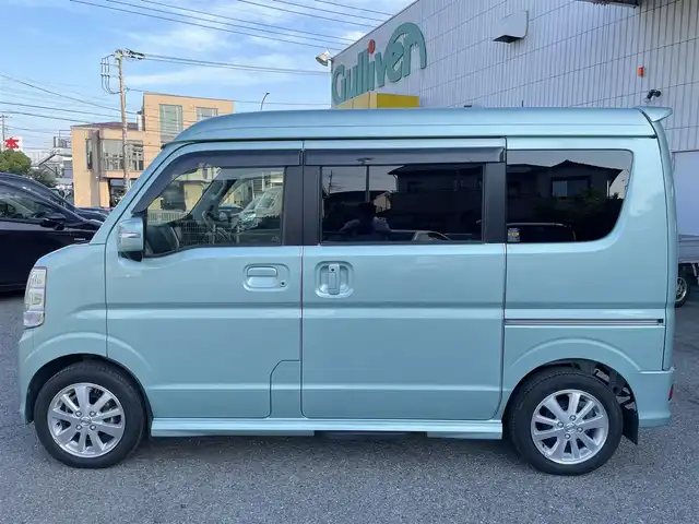 日産 ＮＶ１００クリッパー リオ G 道南・函館 2019(平31)年 3.8万km ガーデニングアクアM ワンオーナー/4WD/エマージェンシーブレーキ/純正メモリーナビ/　○フルセグTV/　○CD/AM/FM/BT/USB/バックカメラ/両側パワースライドドア/運転席シートヒーター/エンジンスターター(カーメイト製)/社外オートクルーズ付スロコン(Pivot 3-drive　α)/社外電圧チェッカー/社外アルミ製アクセルブレーキペダル/横滑り防止装置/HIDライト/フォグランプ/ステアリングスイッチ/スマートキー　2本/メカニカルキー　別途1本あり/純正フロアマット/純正ドアバイザー/ETC/保証書/取扱説明書