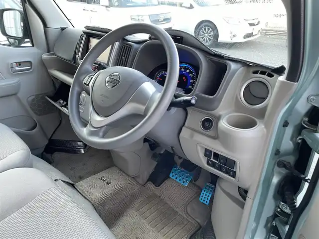 日産 ＮＶ１００クリッパー リオ G 道南・函館 2019(平31)年 3.8万km ガーデニングアクアM ワンオーナー/4WD/エマージェンシーブレーキ/純正メモリーナビ/　○フルセグTV/　○CD/AM/FM/BT/USB/バックカメラ/両側パワースライドドア/運転席シートヒーター/エンジンスターター(カーメイト製)/社外オートクルーズ付スロコン(Pivot 3-drive　α)/社外電圧チェッカー/社外アルミ製アクセルブレーキペダル/横滑り防止装置/HIDライト/フォグランプ/ステアリングスイッチ/スマートキー　2本/メカニカルキー　別途1本あり/純正フロアマット/純正ドアバイザー/ETC/保証書/取扱説明書
