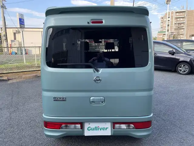 日産 ＮＶ１００クリッパー リオ G 道南・函館 2019(平31)年 3.8万km ガーデニングアクアM ワンオーナー/4WD/エマージェンシーブレーキ/純正メモリーナビ/　○フルセグTV/　○CD/AM/FM/BT/USB/バックカメラ/両側パワースライドドア/運転席シートヒーター/エンジンスターター(カーメイト製)/社外オートクルーズ付スロコン(Pivot 3-drive　α)/社外電圧チェッカー/社外アルミ製アクセルブレーキペダル/横滑り防止装置/HIDライト/フォグランプ/ステアリングスイッチ/スマートキー　2本/メカニカルキー　別途1本あり/純正フロアマット/純正ドアバイザー/ETC/保証書/取扱説明書