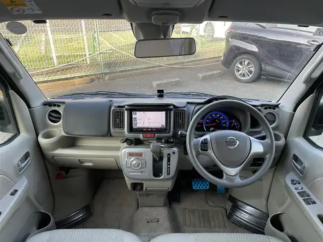 日産 ＮＶ１００クリッパー リオ G 道南・函館 2019(平31)年 3.8万km ガーデニングアクアM ワンオーナー/4WD/エマージェンシーブレーキ/純正メモリーナビ/　○フルセグTV/　○CD/AM/FM/BT/USB/バックカメラ/両側パワースライドドア/運転席シートヒーター/エンジンスターター(カーメイト製)/社外オートクルーズ付スロコン(Pivot 3-drive　α)/社外電圧チェッカー/社外アルミ製アクセルブレーキペダル/横滑り防止装置/HIDライト/フォグランプ/ステアリングスイッチ/スマートキー　2本/メカニカルキー　別途1本あり/純正フロアマット/純正ドアバイザー/ETC/保証書/取扱説明書