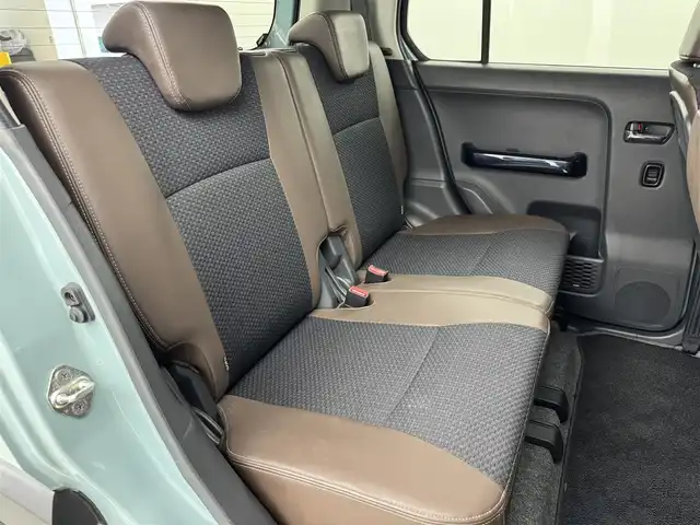スズキ ハスラー Jスタイル Ⅲ 福岡県 2018(平30)年 6.8万km オフブルーメタリック/スチールシルバー2トーン 社外ナビ／フルセグＴＶ　/バックカメラ　/ＥＴＣ　/前方ドライブレコーダー　/衝突軽減ブレーキ　/レーンキープ　/アイドリングストップ　/シートヒーター　/ルーフレール　/ハーフレザー　/純正１５インチＡＷ　/ＬＥＤライト
