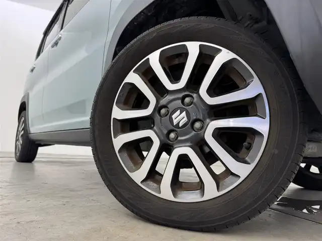 スズキ ハスラー Jスタイル Ⅲ 福岡県 2018(平30)年 6.8万km オフブルーメタリック/スチールシルバー2トーン 社外ナビ／フルセグＴＶ　/バックカメラ　/ＥＴＣ　/前方ドライブレコーダー　/衝突軽減ブレーキ　/レーンキープ　/アイドリングストップ　/シートヒーター　/ルーフレール　/ハーフレザー　/純正１５インチＡＷ　/ＬＥＤライト