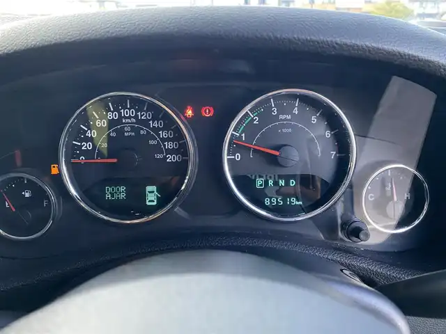 クライスラー・ジープ ジープ ラングラー アンリミテッド サハラ 福岡県 2016(平28)年 9万km 黒 1オーナー/社外ナビ/フルセグ/バックカメラ/サイドカメラ/クルコン/オートライト/スペアキー/保証書/取説