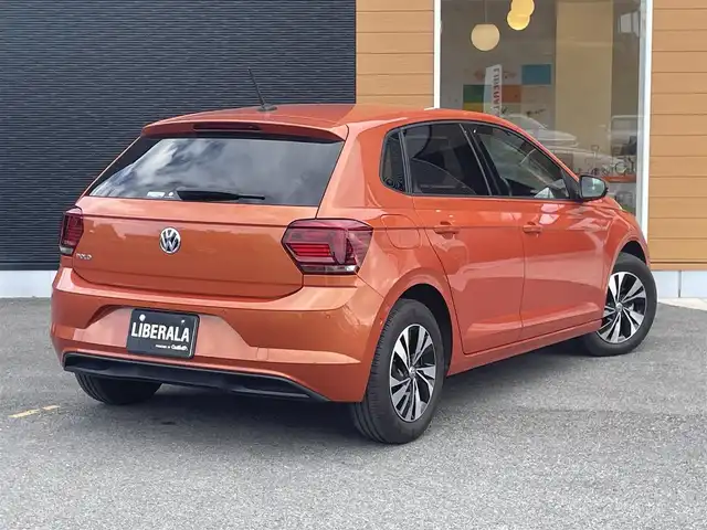 フォルクスワーゲン ポロ TSIコンフォートライン 栃木県 2019(令1)年 2.7万km オレンジ キーレス/ナビ/フルセグTV/バックカメラ/ETC/パークディスタンス/ACC/ブラインドスポット/フロントアシスト/オートライト