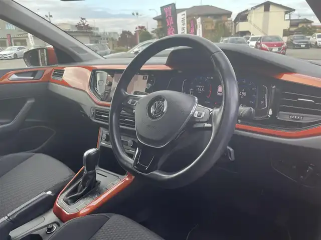 フォルクスワーゲン ポロ TSIコンフォートライン 栃木県 2019(令1)年 2.7万km オレンジ キーレス/ナビ/フルセグTV/バックカメラ/ETC/パークディスタンス/ACC/ブラインドスポット/フロントアシスト/オートライト