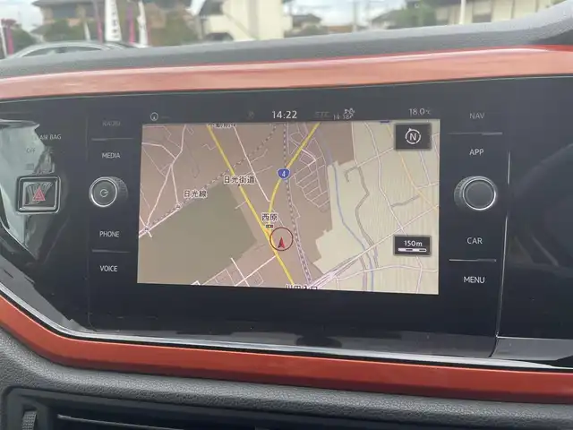 フォルクスワーゲン ポロ TSIコンフォートライン 栃木県 2019(令1)年 2.7万km オレンジ キーレス/ナビ/フルセグTV/バックカメラ/ETC/パークディスタンス/ACC/ブラインドスポット/フロントアシスト/オートライト