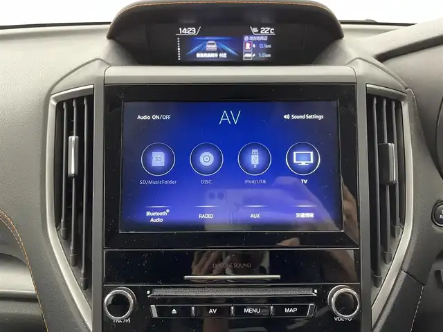 スバル ＸＶ ハイブリッド アドバンス 群馬県 2020(令2)年 4.3万km クールグレーカーキ アイサイトセイフティプラス(運転支援)/・スバルリヤビークルディテクション(後側方警戒支援システム)/アイサイトセイフティプラス(視界拡張)/・サイドビューモニター/ルーフレール(ローマウントタイプ/ブラック塗装)/シャークフィンアンテナ/＝＝＝＝＝/DIATONE8インチナビ/・AM/FM/CD/DVD/SD/USB/Bluetooth/フルセグTV/=====/ブラックルーフレール　アイサイトセイフティプラス（視界拡張／運転支援）　純正ダイアトーン８インチナビ　パワーシート　ポジションメモリー機能　プッシュスタート　スマートキー　オートビークルホールド　禁煙