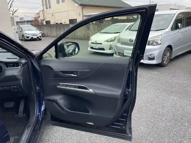 トヨタ ハリアー G レザーパッケージ 茨城県 2021(令3)年 3.6万km ダークブルーマイカ ワンオーナー/純正ディスプレイオーディオナビ（BT/Miracast）/ビルトインETC2.0/レザーシート/前席シートヒーター・クーラー/前席パワーシート/D席シートメモリー/プッシュスタート/プリクラッシュブレーキ・車線逸脱・パーキングサポートブレーキ・クリアランスソナー/レーダークルーズコントロール/パワーバックドア/ステアリングヒーター/デジタルインナーミラー/前ドライブレコーダー/オートハイビーム/純正フロアマット