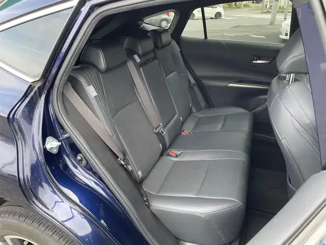 トヨタ ハリアー G レザーパッケージ 茨城県 2021(令3)年 3.6万km ダークブルーマイカ ワンオーナー/純正ディスプレイオーディオナビ（BT/Miracast）/ビルトインETC2.0/レザーシート/前席シートヒーター・クーラー/前席パワーシート/D席シートメモリー/プッシュスタート/プリクラッシュブレーキ・車線逸脱・パーキングサポートブレーキ・クリアランスソナー/レーダークルーズコントロール/パワーバックドア/ステアリングヒーター/デジタルインナーミラー/前ドライブレコーダー/オートハイビーム/純正フロアマット