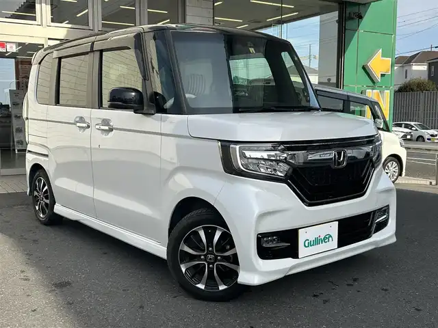 ホンダ Ｎ ＢＯＸ カスタム G EX ホンダセンシング 埼玉県 2020(令2)年 3.2万km プラチナホワイトパール ワンオーナー/純正メモリナビ　VXM-204VFI/（フルセグTV/BT/CD/DVD/AUX/USB）/ホンダセンシング/・衝突軽減ブレーキ/・誤発進抑制機能/・歩行者事故低減ステアリング/・路外逸脱抑制機能/両側パワースライドドア/両側シートヒーター/純正前後ドライブレコーダー/ETC/バックカメラ/クルーズコントロール/レーンアシスト/純正アクセサリーバーバパパコレクション/（フロアマット/シフトノブ/ステアリングカバー）/オートLEDライト/純正フロアマット/純正ドアバイザー/純正14インチAW/スマートキースペアキー×1/プッシュスタート/ECONモード/車両/ナビ取扱説明書/保証書