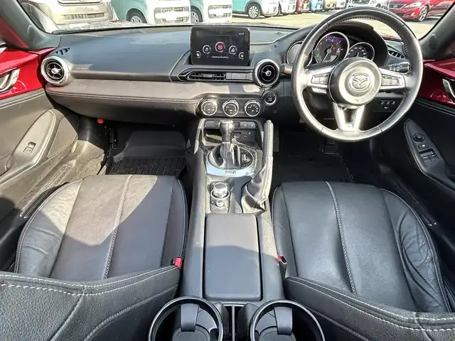 マツダ ロードスター S レザーパッケージ 愛知県 2020(令2)年 4.9万km ソウルレッドクリスタルM マツダコネクトナビ/フルセグTV/本革シート/LEDヘッドライト/純正16インチAW/クリアランスソナー/スマートキー/オートエアコン/運転席＆助手席シートヒーター/パドルシフト/ETC/純正フロアマット