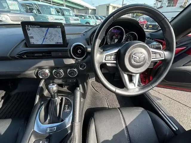 マツダ ロードスター S レザーパッケージ 愛知県 2020(令2)年 4.9万km ソウルレッドクリスタルM マツダコネクトナビ/フルセグTV/本革シート/LEDヘッドライト/純正16インチAW/クリアランスソナー/スマートキー/オートエアコン/運転席＆助手席シートヒーター/パドルシフト/ETC/純正フロアマット