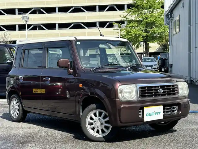スズキ ラパン G 静岡県 2007(平19)年 8.7万km マルーンブラウンパール ユーザー買取車両/(CD/MD/FM/AM)/ドライブレコーダー