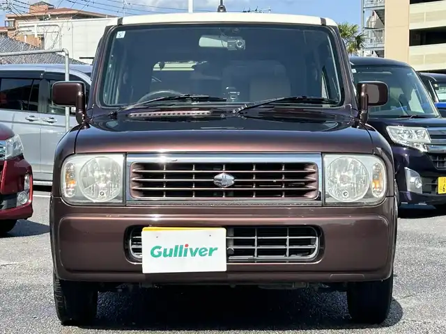 スズキ ラパン G 静岡県 2007(平19)年 8.7万km マルーンブラウンパール ユーザー買取車両/(CD/MD/FM/AM)/ドライブレコーダー