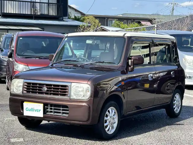 スズキ ラパン G 静岡県 2007(平19)年 8.7万km マルーンブラウンパール ユーザー買取車両/(CD/MD/FM/AM)/ドライブレコーダー