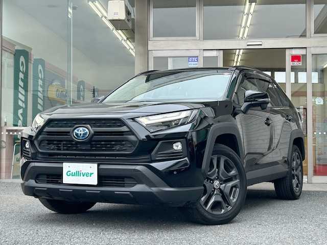 トヨタ ＲＡＶ４ ハイブリッド アドベンチャー 埼玉県 2023(令5)年 2.2万km アティチュードブラックマイカ ワンオーナー/10.5インチコネクテッドナビ対応ディスプレイオーディオ/パノラマムーンルーフ/バックカメラ/デジタルインナーミラー/ブラインドスポットモニター/LEDヘッドライト/シートヒーター/シートベンチレーション/パワーシート/ETC/ステアリングヒーター/保証書/取扱説明書/スペアキー