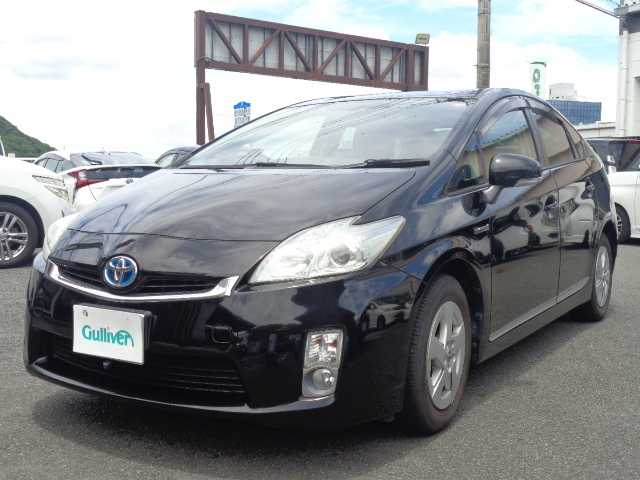 トヨタ プリウス S 鹿児島県 2010(平22)年 14.4万km ブラック HDD 7インチナビゲーション（NHZN-W59G)/ビルトインETC/社外フロントドラレコ/カーレーダー（コムテック）ZERO 331V/フロントカメラ/バックカメラ/ステアリングリモコン/プッシュスタート/ヘッドライトLOビームLED換装有り/メッキガーニッシュ付き　/（フロント．左右．リア）/リアトランク　トノカバー/リアトランク　アンダートレイ/リアシートカップホルダー付きアームレスト/スマートキー　2個あり/取説．記録簿あり