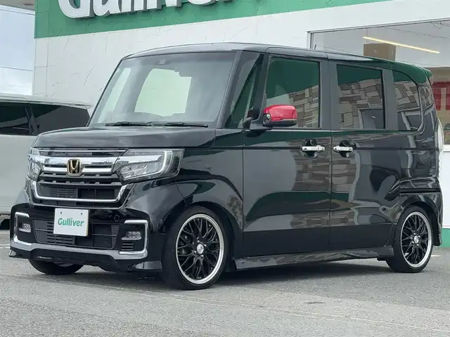 ホンダ Ｎ ＢＯＸ カスタム L 徳島県 2021(令3)年 3.9万km クリスタルブラックパール KENWOOD7インチナビ/　BT/SD/USB/iPod/DISC/フルセグ/ラジオ/ドライブレコーダー　ZDR016/ETC/バックカメラ/片側電動スライドドア/クリアランスソナー/フォグライト/E CON/追従式クルーズコントロール/スペアキー/スマートキー/プッシュスタート/LEDヘッドライト/MULTIFORCHETTAアルミホイール/取扱説明書