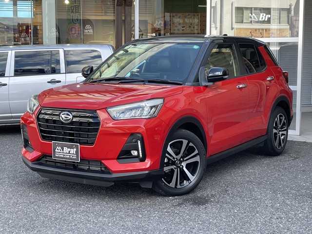ダイハツ ロッキー プレミアム 福島県 2019(令1)年 2.7万km 赤Ⅱ レーザークルーズコントロール/プッシュスタート/スマートアシスト/ディスプレイオーディオ/シートヒーター/フルセグTV/全方位カメラ/ブラインドスポットモニター/レーンキープアシスト/純正AW/横滑り防止/アイドリングストップ/衝突被害軽減ブレーキ/MTモード付/USB入力端子/ハーフレザーシート/フロントフォグランプ/LEDヘッドライト
