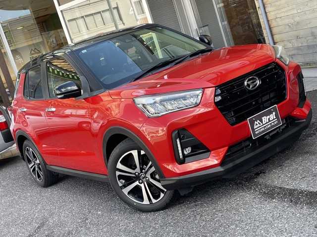 ダイハツ ロッキー プレミアム 福島県 2019(令1)年 2.7万km 赤Ⅱ レーザークルーズコントロール/プッシュスタート/スマートアシスト/ディスプレイオーディオ/シートヒーター/フルセグTV/全方位カメラ/ブラインドスポットモニター/レーンキープアシスト/純正AW/横滑り防止/アイドリングストップ/衝突被害軽減ブレーキ/MTモード付/USB入力端子/ハーフレザーシート/フロントフォグランプ/LEDヘッドライト