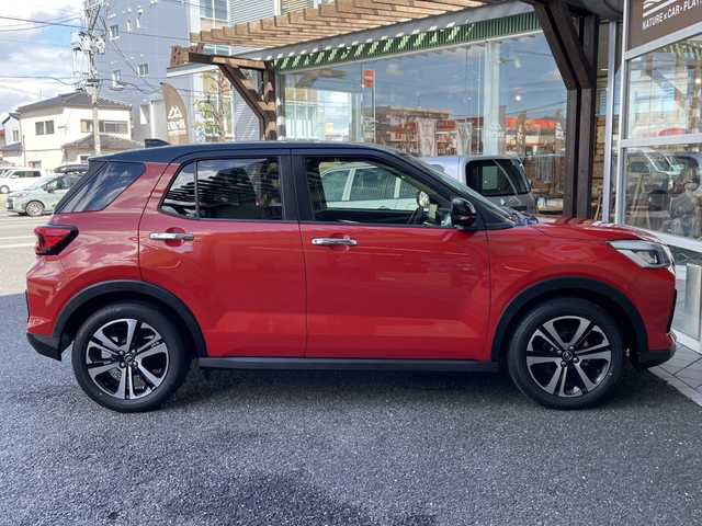 ダイハツ ロッキー プレミアム 福島県 2019(令1)年 2.7万km 赤Ⅱ レーザークルーズコントロール/プッシュスタート/スマートアシスト/ディスプレイオーディオ/シートヒーター/フルセグTV/全方位カメラ/ブラインドスポットモニター/レーンキープアシスト/純正AW/横滑り防止/アイドリングストップ/衝突被害軽減ブレーキ/MTモード付/USB入力端子/ハーフレザーシート/フロントフォグランプ/LEDヘッドライト