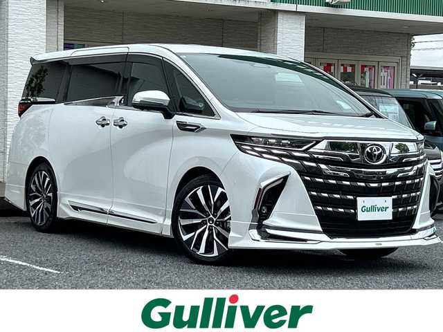 トヨタ アルファードハイブリット Z 千葉県 2024(令6)年 0.5万km ホワイトパールクリスタルシャイン モデリスタ２０ＡＷ／エアロ／シグネチャーイルミブレード　ユニバーサルステップ　トヨタチームメイト　パノラマルーフ　皮　ナビ　フルセグ　全方位カメラ　リアフリップダウンモニター　ＨＵＤ　1オーナー BT