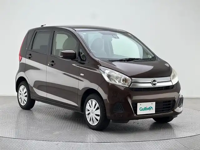 日産 デイズ J 兵庫県 2018(平30)年 6.2万km モカブラウンP ・純正メモリナビ/・前方ドライブレコーダー/・衝突軽減ブレーキ/・ETC/・バックカメラ/・フルセグTV/・Bluetooth接続あり/・純正フロアマット/・ハロゲンライト/・リモコンキー/・スペアキ1本