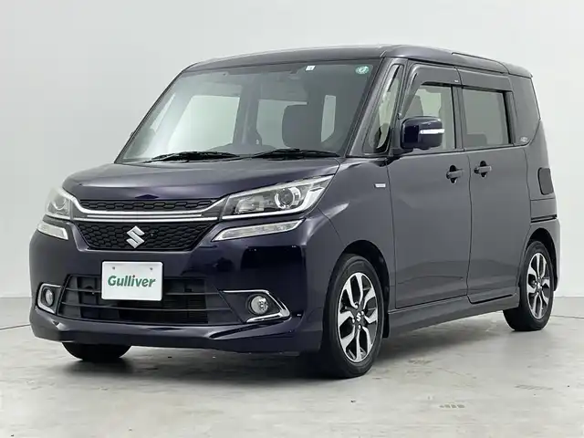 スズキ ソリオ バンディット HV MV Dカメラ ブレーキS 群馬県 2018(平30)年 5.2万km ミッドナイトバイオレットメタリック 純正８インチナビ　フルセグ　Ｂｌｕｅｔｏｏｔｈ　全周囲カメラ　両側パワースライドドア　クルーズコントロール　衝突軽減ブレーキ　車線逸脱警報　シートヒーター　ドライブレコーダー　ビルトインＥＴＣ　ＬＥＤ