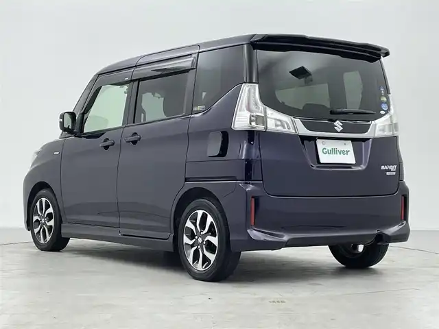 スズキ ソリオ バンディット HV MV Dカメラ ブレーキS 群馬県 2018(平30)年 5.2万km ミッドナイトバイオレットメタリック 純正８インチナビ　フルセグ　Ｂｌｕｅｔｏｏｔｈ　全周囲カメラ　両側パワースライドドア　クルーズコントロール　衝突軽減ブレーキ　車線逸脱警報　シートヒーター　ドライブレコーダー　ビルトインＥＴＣ　ＬＥＤ