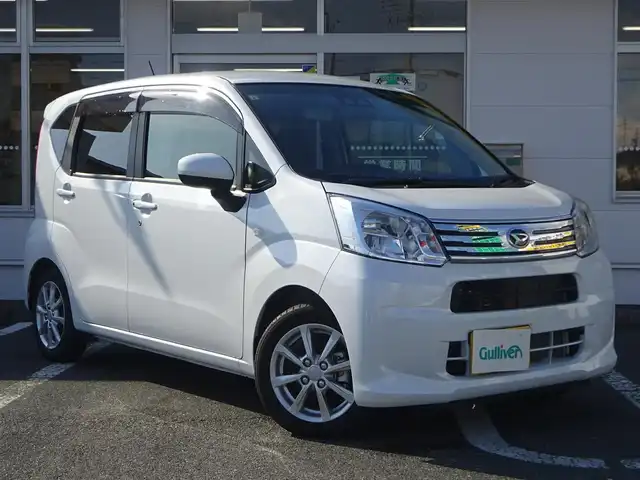 ダイハツ ムーヴ X リミテッドⅡ SAⅢ 静岡県 2023(令5)年 0.3万km シャイニングホワイトパール ワンオーナー/禁煙車/走行距離　2700キロ/スマートアシスト3/・衝突回避支援ブレーキ機能/・衝突警報機能（対車両　歩行車）/・車線逸脱警報機能/・誤発進抑制制御機能（前半/後方）/・先行車発進お知らせ機能/・オートハイビーム/純正SDナビ　NMZK-W73D/ CD/DVD/BT/USB/SD/フルセグTV/LEDヘッドライト/純正フロアマット　ドアバイザー/純正前方ドライブレコーダー/バックカメラ/ステアリングリモコン/プッシュスタート/スマートキー/運転席シートヒーター/保証書　取扱説明書　スペアキー1本