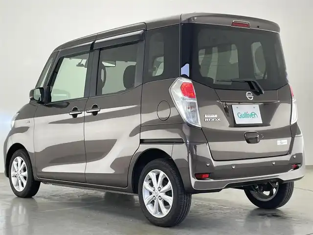 日産 デイズ ルークス X Vセレクション 愛知県 2019(令1)年 1.6万km アッシュブラウンM 純正ナビ　フルセグＴＶ　全方位カメラ　エマージェンシーブレーキ　衝突軽減　車線逸脱　プッシュスタート　純正ドラレコ　両側パワースライドドア　Ｂｌｕｅｔｏｏｔｈ　リアシェード　社外ＬＥＤヘッドライト　禁煙車