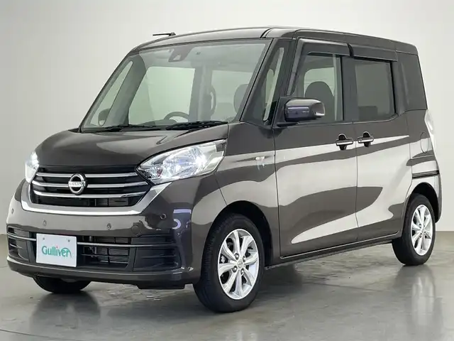 日産 デイズ ルークス X Vセレクション 愛知県 2019(令1)年 1.6万km アッシュブラウンM 純正ナビ　フルセグＴＶ　全方位カメラ　エマージェンシーブレーキ　衝突軽減　車線逸脱　プッシュスタート　純正ドラレコ　両側パワースライドドア　Ｂｌｕｅｔｏｏｔｈ　リアシェード　社外ＬＥＤヘッドライト　禁煙車