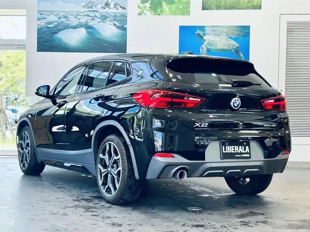 ＢＭＷ Ｘ２ sDrive18i MスポーツX 大阪府 2020(令2)年 1.2万km サファイアブラックP インテリジェントセーフティ/HUD/ACC/黒革/パワーシート/Dシートメモリ/シートヒーター/純正ナビ/バックカメラ/電動リアゲート/クリアランスソナー/純正19インチAW/LEDヘッドライト