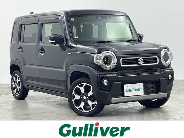スズキ ハスラー HYBRID X 群馬県 2020(令2)年 5.8万km ブルーイッシュブラックパール3 純正９型ナビ　全周囲カメラ　ＣＤ／ＤＶＤ再生　衝突被害軽減ブレーキ　レーンアシスト　ＬＥＤライト　オートマチックハイビーム　コーナーセンサー　ドラレコ　ビルトインＥＴＣ２．０　シートヒーター　禁煙車
