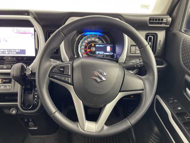 スズキ ハスラー HYBRID X 群馬県 2020(令2)年 5.8万km ブルーイッシュブラックパール3 純正９型ナビ　全周囲カメラ　ＣＤ／ＤＶＤ再生　衝突被害軽減ブレーキ　レーンアシスト　ＬＥＤライト　オートマチックハイビーム　コーナーセンサー　ドラレコ　ビルトインＥＴＣ２．０　シートヒーター　禁煙車