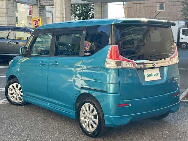 スズキ ソリオ HV MX 東京都 2019(平31)年 1.5万km ネオンブルーM ワンオーナー/純正ナビ/(Bluetooth・フルセグ・DVD・CD・SD・USB・AM・FM)/レーダークルーズコントロール/片側パワースライドドア/衝突軽減ブレーキ/車線逸脱抑制機能/シートヒーター/ETC/ドアバイザー/純正フロアマット/アイドリングストップ/取扱説明書/保証書/記録簿