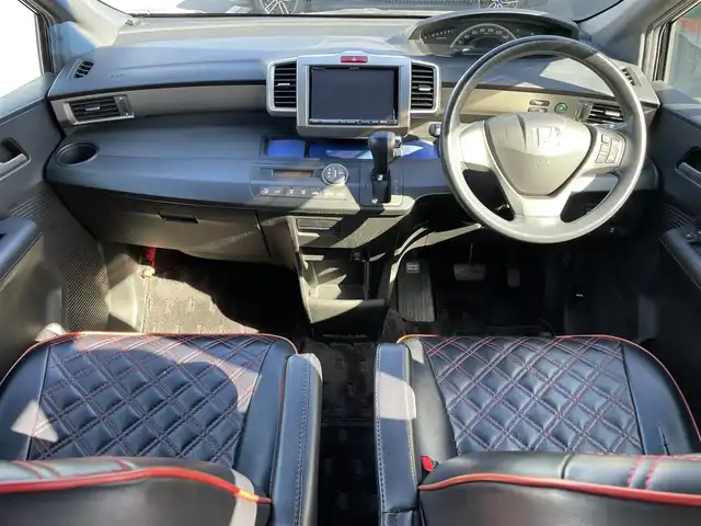 ホンダ フリード スパイク G ジャストセレクション 長野県 2012(平24)年 10.9万km プレミアムブラキッシュパール ワンセグテレビ/AM/FM/アルパインナビ/バックカメラ/ドアバイザー/両側パワースライドドア/ETC/ワンオーナー/シートカバー/スペアキー/スマートキー/電動格納ミラー/ECON/ノーマルタイヤ有/パワーウィンドウ