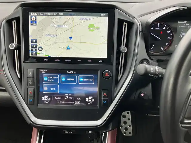 スバル レヴォーグ 1．8STIスポーツ 広島県 2020(令2)年 2.8万km ラピスブルーP ワンオーナー/純正ナビ・フルセグTV/パドルシフト/サイド・バックカメラ/レザーシート/D・Nパワーシート/全席シートヒーター/パワーバックドア/LEDオートライト/レーダークルーズ/アイサイトコアテクノロジー/アイサイトセーフティプラス/スマートキー