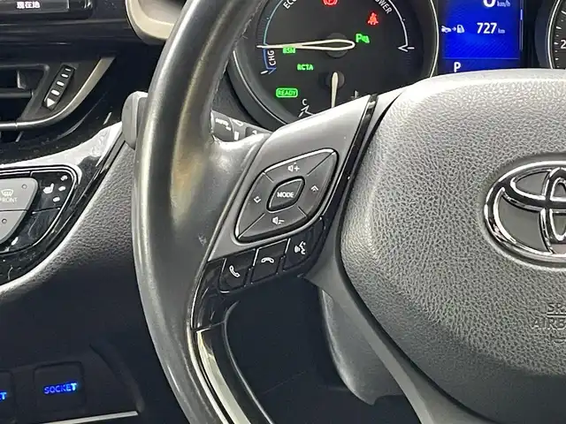 トヨタ Ｃ－ＨＲ G LEDエディション 佐賀県 2018(平30)年 13.3万km ブラックマイカ フルモデリスタ/トヨタセーフティセンス/・プリクラッシュセーフティ/・レーダークルーズコントロール/・レーンディパーチャーアラート/・オートマチックハイビーム/クリアランスソナー/ブラインドスポットモニター/純正9型ナビ/・バックカメラ/・フルセグTV/BT/CD/DVD/ハーフレザーシート/シートヒーター/純正18インチAW/LEDヘッドライト/フォグランプ/オートライト/ETC/社外ドラレコ/電動パーキングスイッチ/GPSレーダー探知機/トノカバー/スペアキー×1/取扱説明書/保証書